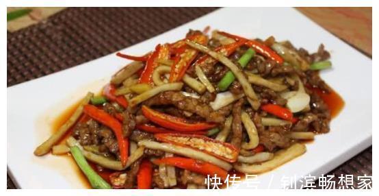 红辣椒|美食推荐尖椒烧猪尾、辣爆肚丝、红椒肉丝、杏鲍菇炒牛肉的做法