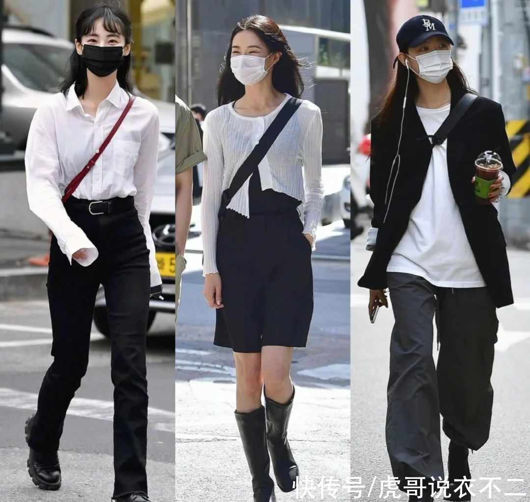 单品|论“黑色系”搭配，就服韩国时髦精，出街装高级个性不失街头感