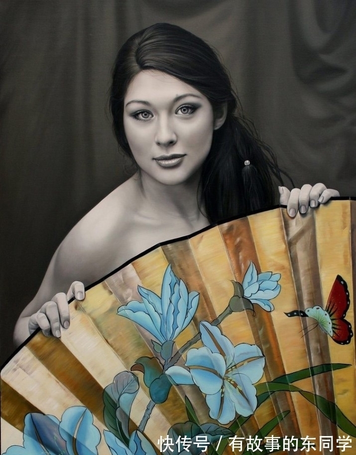 克洛斯#终极性感唯美,极致细节刻画——大师级别老奶奶的超写实神作