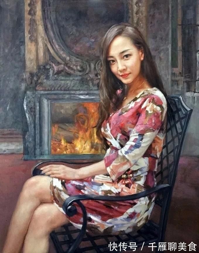 油画&古典东方女性之美——油画艺术家张锦龙女性人物作品欣赏