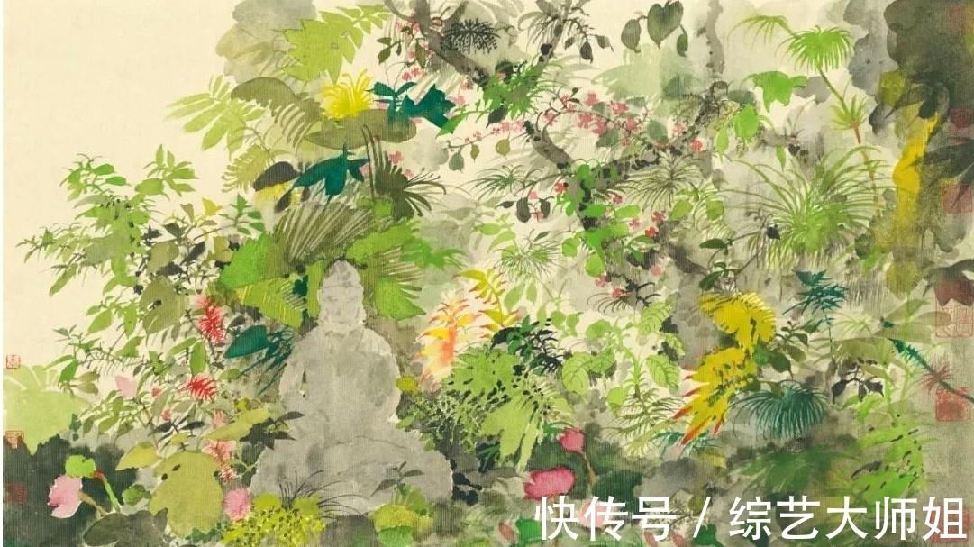 水墨写生$卢禹舜:被誉为水墨写生的高手,将天地都融入画作当中