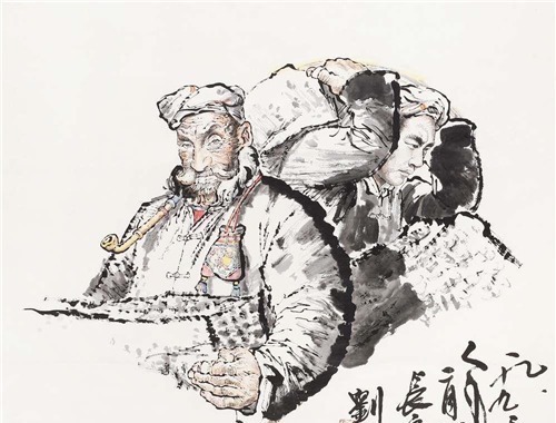 达文西$国画大家刘文西他画了一幅画,是我国15亿人看得最多的