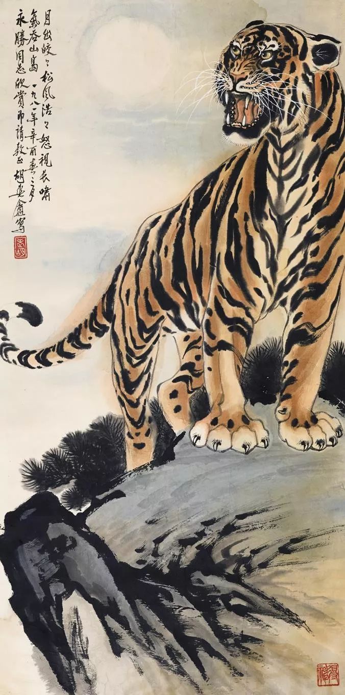 包国勇#胡爽庵:被埋没的现代画虎大师