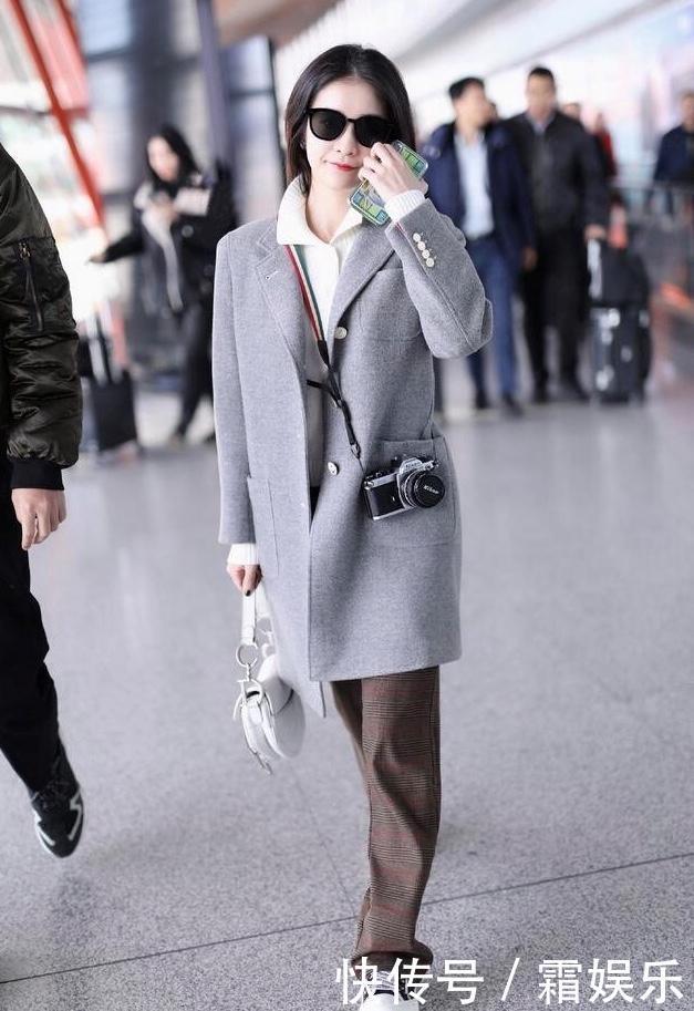 梅根不当王妃后一样高贵,穿灰色大衣配阔腿裤,气质惊艳太美了