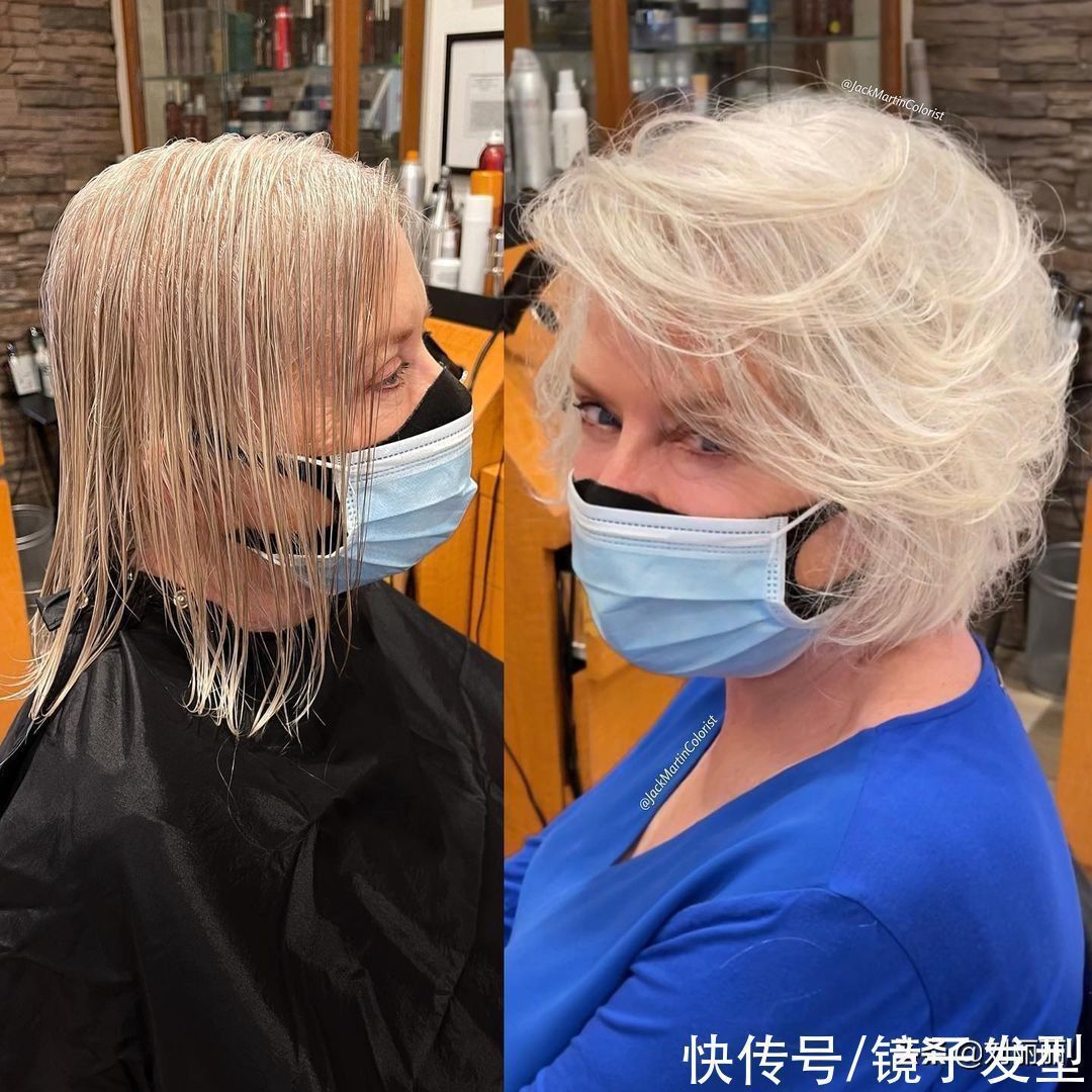 染发 头发花白的阿姨别再染发了,学学这13位阿姨,时尚好看显年轻