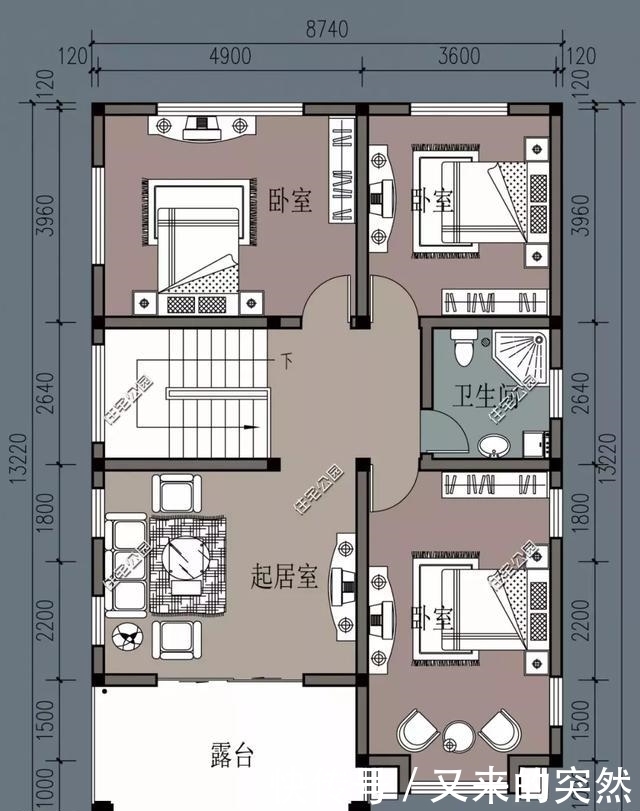 坡屋顶|5套占地100多平的农村别墅，最低20万搞定！含图纸