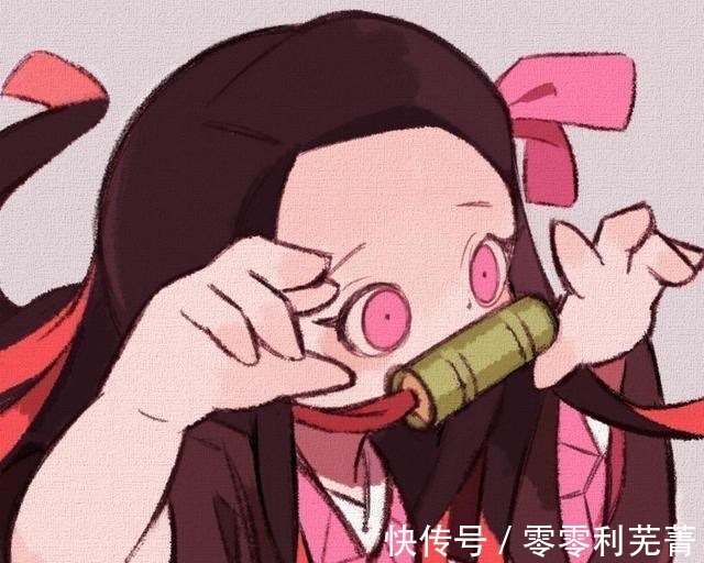 画师|萌酷版《鬼灭之刃》,祢豆子可爱值拉满,蝴蝶忍的小表情亮了
