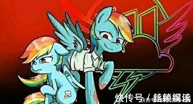 小蝶|小马宝莉黑暗画师笔下的小马,云宝堕入黑暗,碧琪直接粉切黑