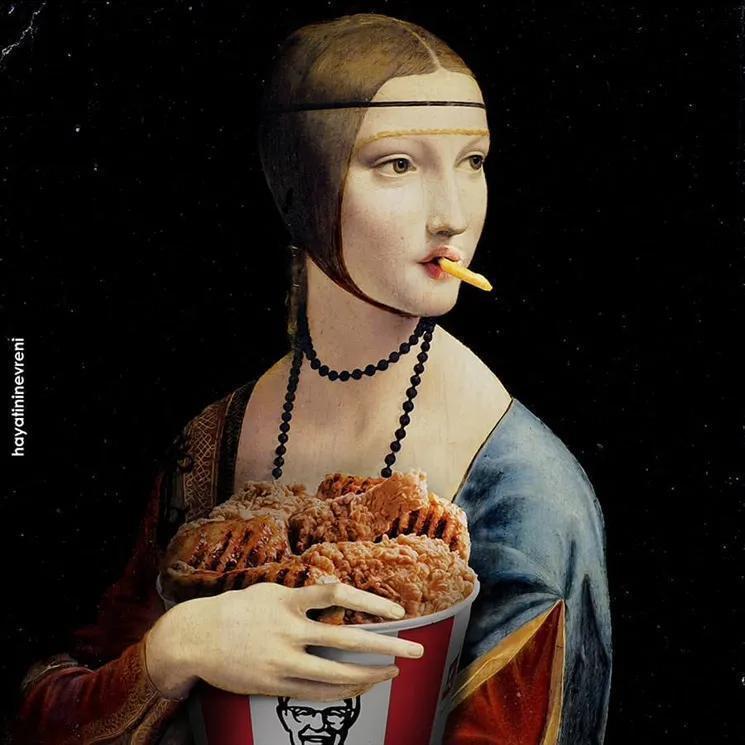 阿尔勒!艺术PS大神恶搞世界名画,梵高和蒙娜丽莎哭晕在厕所…