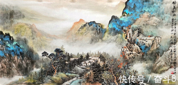 四大美女&当代实力派著名画家彭书春——山水作品欣赏