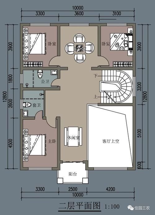 棋牌室|农村自建三层别墅,面宽10米,5室1厅,还有阳光房,地下车库和大露台,真不错!