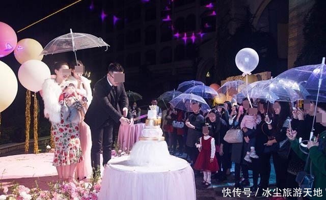 宝宝|父亲给宝宝办百日宴，奢华场面令人惊呼，网友这是要继承皇位