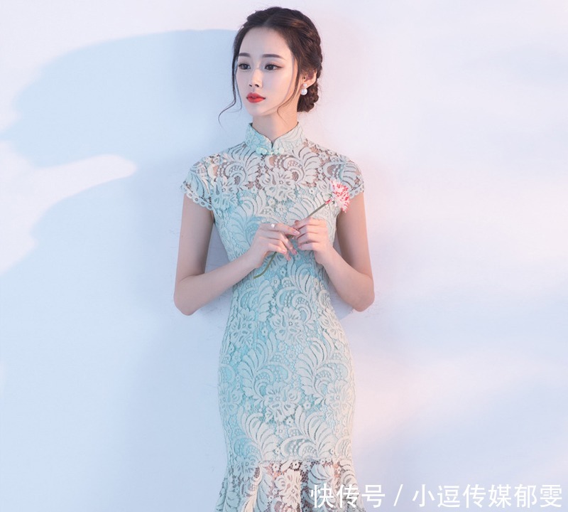 气质|复古优雅宴会棉旗袍,教你做最美气质女神!