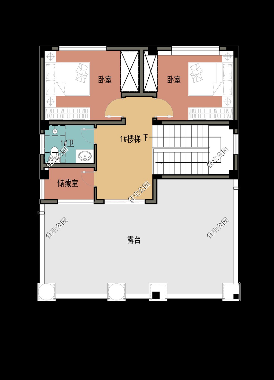 占地|精选10套三层户型图纸，占地面积均不足百平，尤其适合新农村修建