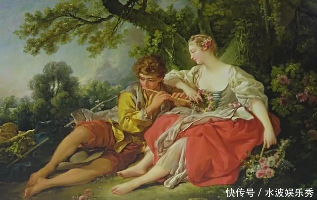 乔尔乔涅|浅谈西方画家以姿态丰腴的女性油画,寓意法国贵族的豪放性情