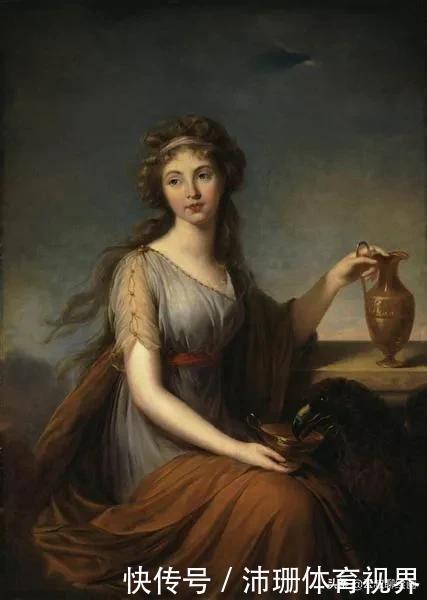 佛兰德&法国18世纪著名洛可可女画家维吉·勒布伦肖像作品欣赏
