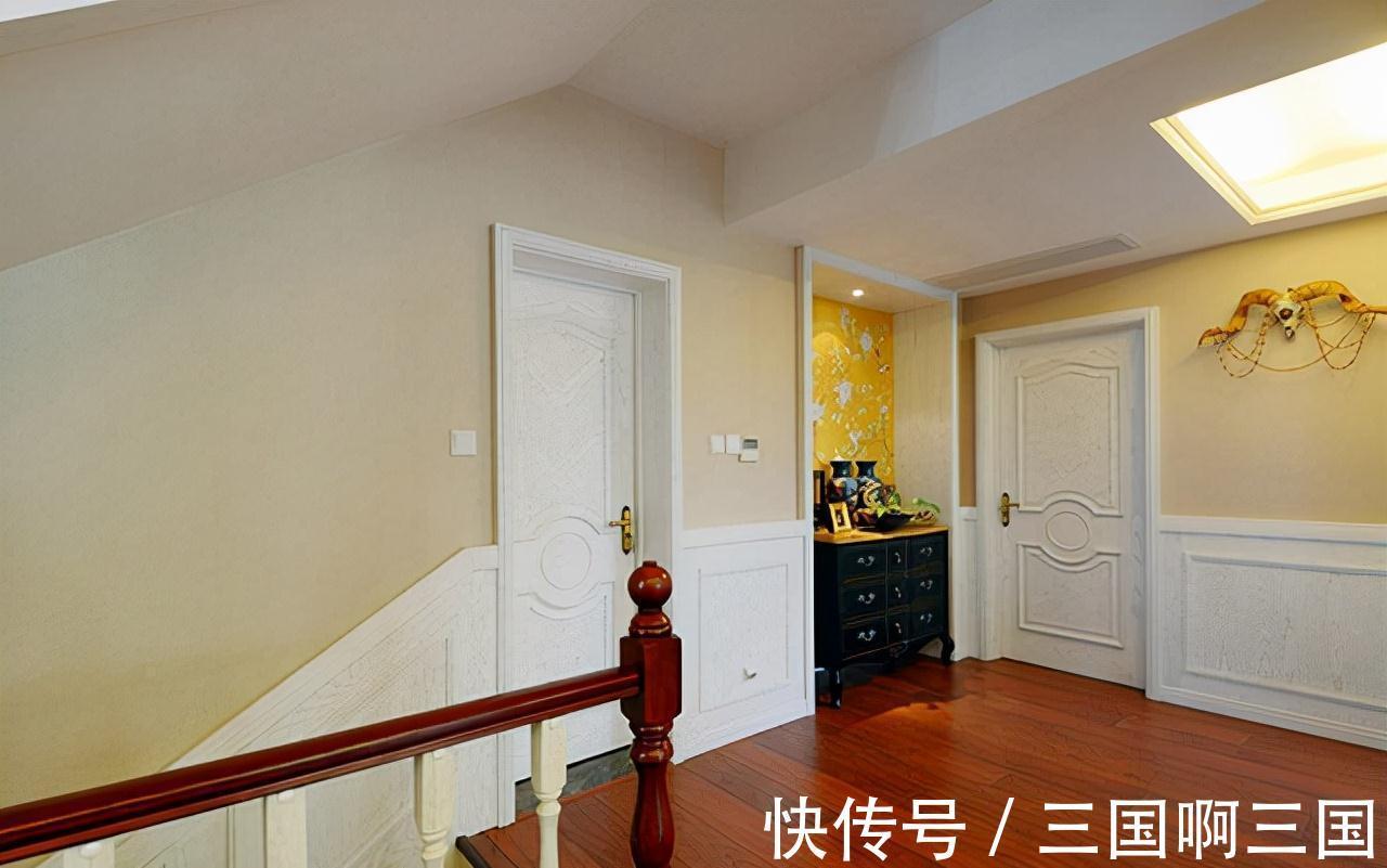 空间|美式别墅的独特韵味,客厅没有电视也很美,复古和浪漫并存