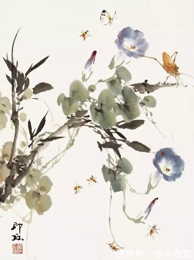 画坛!得王雪涛气韵的画家萧朗