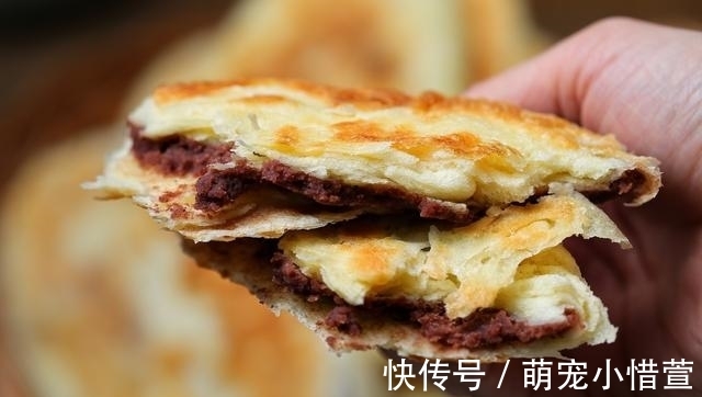 剂子|平底锅也能做的红豆馅酥饼，猪油黄油都不用，香甜美味酥掉一地渣