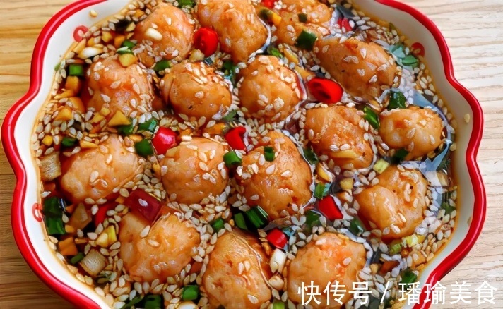 起飞|孩子抢着吃的虾滑！不加一滴油，低脂爽口又鲜美，好吃到起飞！