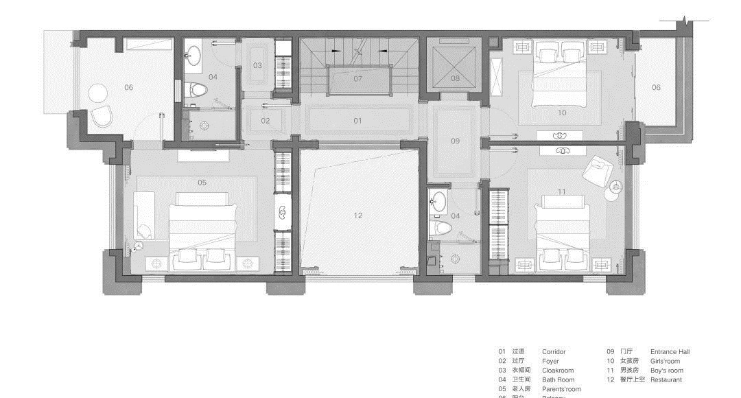 布置|900㎡现代轻奢,蓝绿色墙面+端庄软装,诗意档次!豪宅有人看吗?