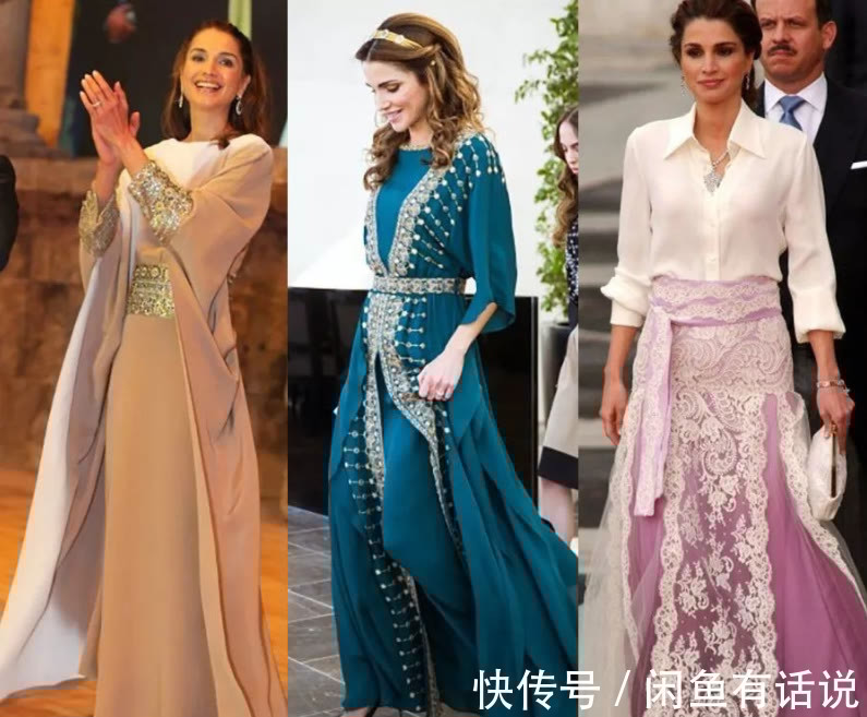 卡塔尔|顶级富贵花同框!约旦王后与卡塔尔夫人同穿华服,奢华高级太抢眼