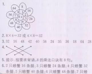 课件|人教版二年级数学上册第6单元《8的乘法口诀》课件及同步练习