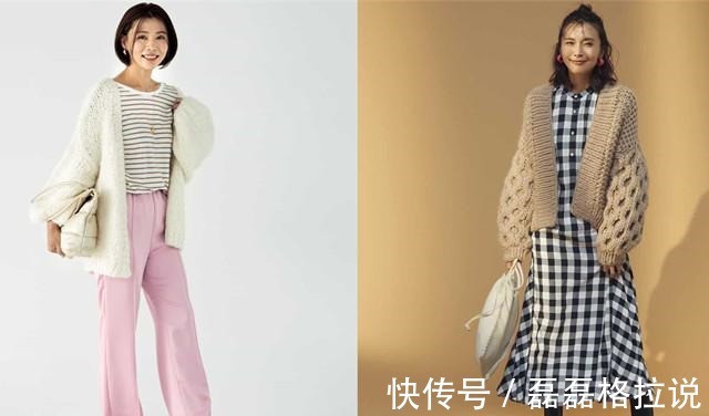 右图 其实,40+女人的穿衣品味,在日常简约搭配中更能体现出来!