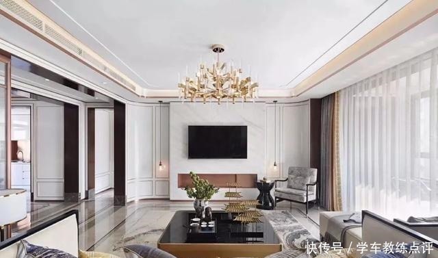 现代|新中式客厅电视墙，儒雅端庄，华丽大方！新中式客厅电视墙，儒雅端庄，华丽大方！