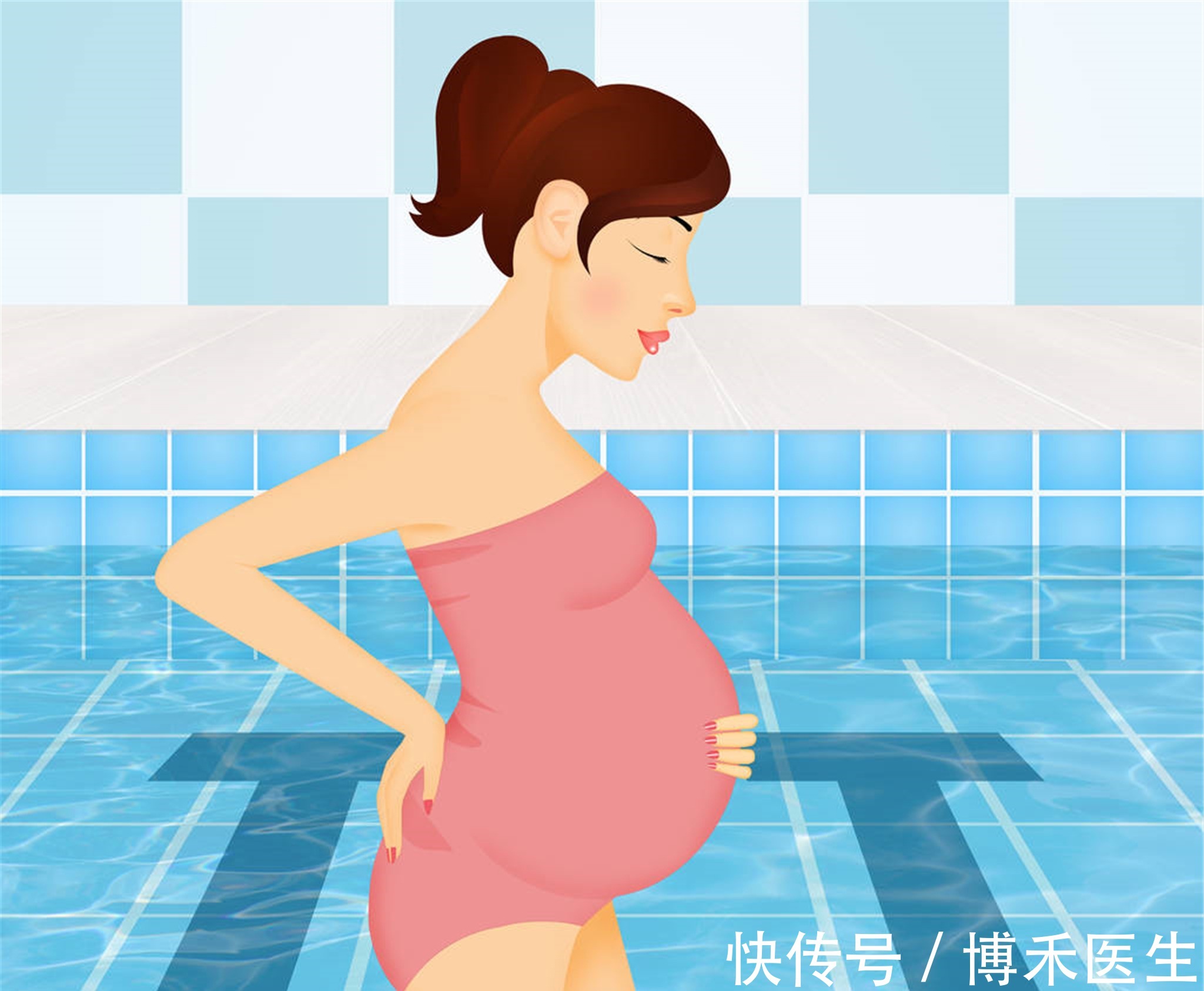 腰背|孕妇可以游泳不