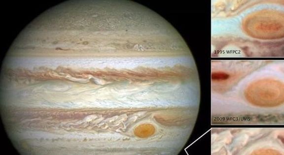 巨型 数亿公里外的星球长出一个“巨型红斑”，不过最近突然缩小10％