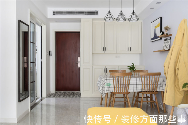 乳胶漆|故事从这106平开始,进门之后就是餐厅,让归人感受到家的温暖