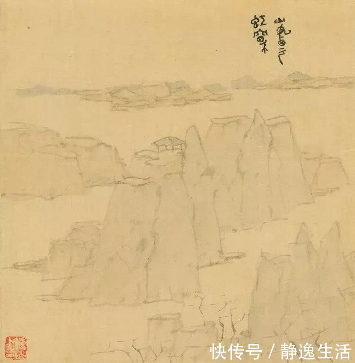 阳曲人#明清文人的山水情怀——傅山、傅眉父子《山水花卉册》欣赏