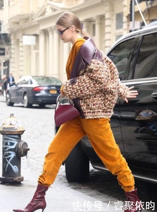 颜色|秋冬不论是搭裙子还是穿裤子,一定要牢记“上下法则”!很时髦