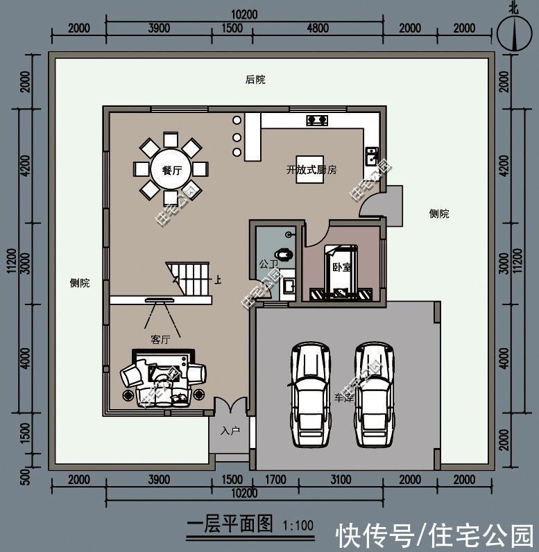 阳台|农村建房想要节约预算?小宅教你这样设计,施工难度不高还好看