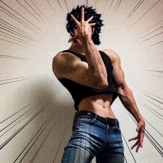 涅槃重生|当《JOJO》中的动漫身材走进现实,网友:这才是真正的二次元身材