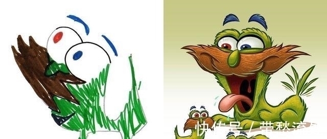 改造!17张小孩搞怪的画,没想到艺术家一改造,瞬间变得不像样!