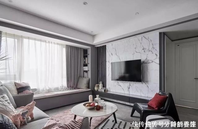 背景墙|新房终于完工,一进门就被电视墙迷住,飘窗不是一般的漂亮!晒晒!