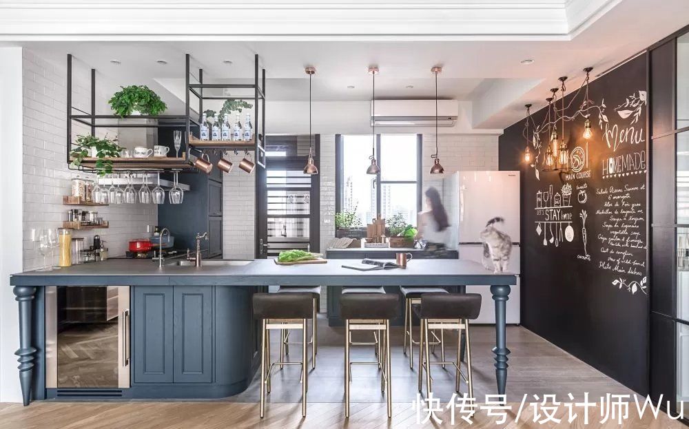 实用|4种吧台收纳术，让开放式厨房实用度翻倍