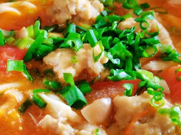 西红柿菌菇圆子汤