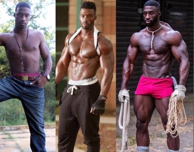 gu非洲人天生容易长肌肉他其实并不是，他花了10年才完成蜕变