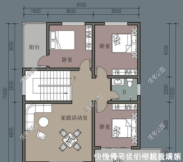 来平|宅基地占地100来平，农村建房就看这3套户型，省钱实用
