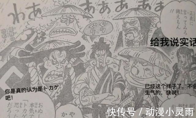 锦卫门|海贼王976话:黑化强十倍剧情来袭,勘十郎神级果实能力一挑众人!
