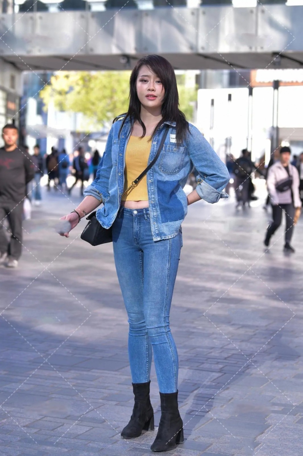 套装|懒人必备的“牛仔套装”穿搭, 简约时髦, 个性十足!