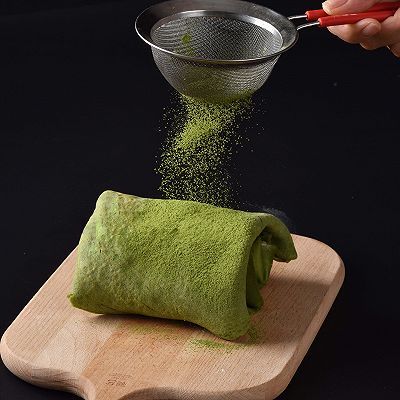 抹茶毛巾卷