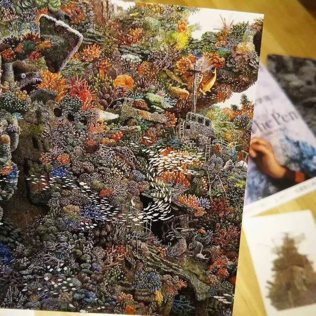 东京艺术大学|一幅画画了3年,细到要用放大镜,他把钢笔画玩到了极致