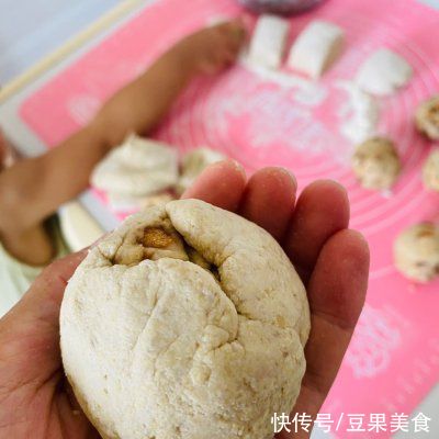 面团|甜心豆渣馒头~豆渣变废为宝的好方法