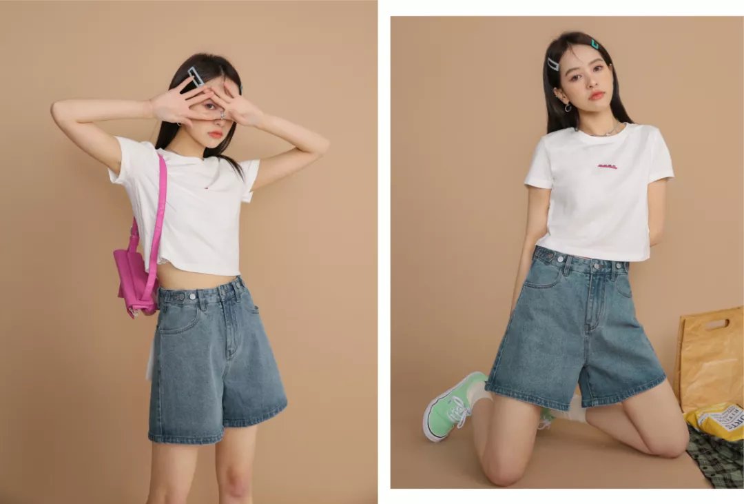 get|别再穿阔腿裤了！这3件短裤才是粗腿女孩的救星，显瘦显腿长