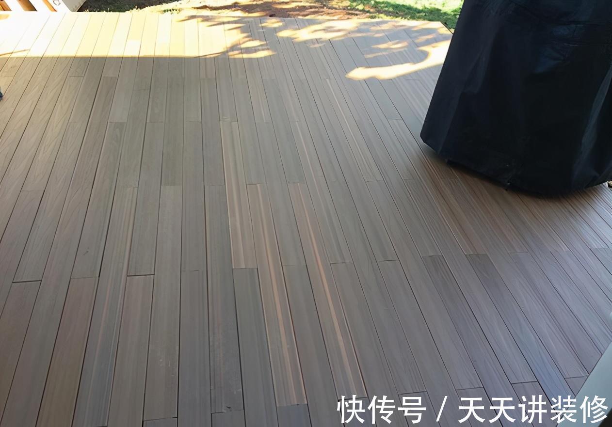 木地板|翻新院子再也不打水泥了，铺这种地板，省预算的同时舒适度还更高