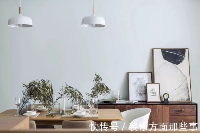 书桌|128㎡北欧四居室,横厅布局,你以为中间是隔断,结果是书桌